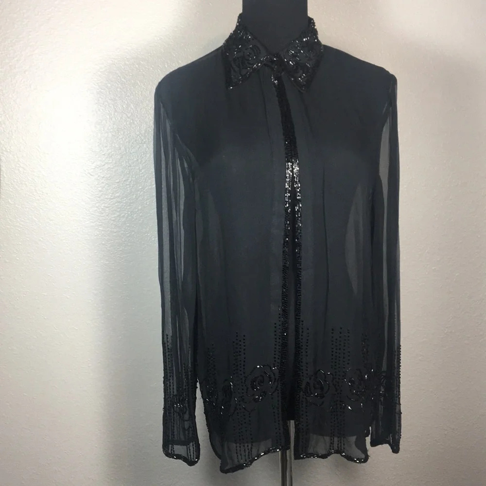 Mark and John by Gopal  Silk Beaded Evening Jacket‎